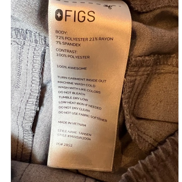 FIGS Tansen Jogger Scrub Pants Mens Gray Heather MXXSW2004 Size Medium Nurse - Picture 4 of 11